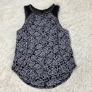 Lululemon Sculpt Tank Posey Black White / Black